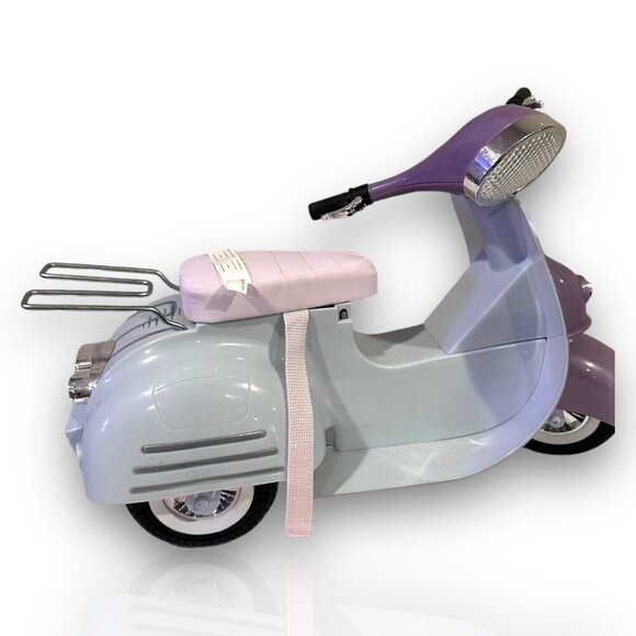Our Generation Ride In Style Scooter Motorcycle and Pink Helmet for 18" Dolls - Picture 9 of 14